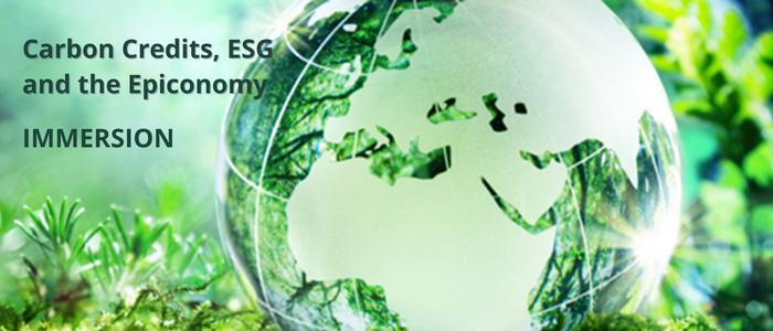 Carbon Credits, ESG and the Epiconomy - Immersion